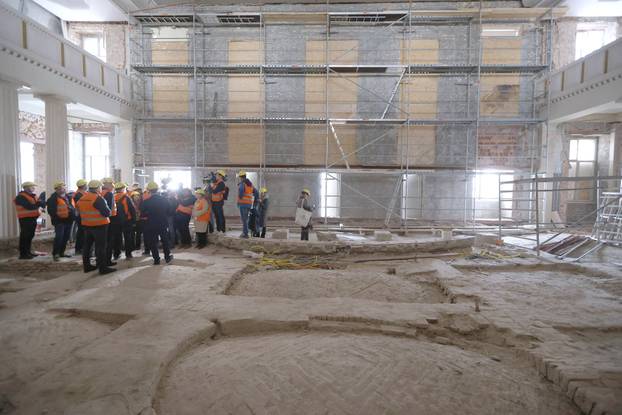 Zagreb: Gordan Jandroković obišao zgradu Hrvatskog sabora koja se obnavlja