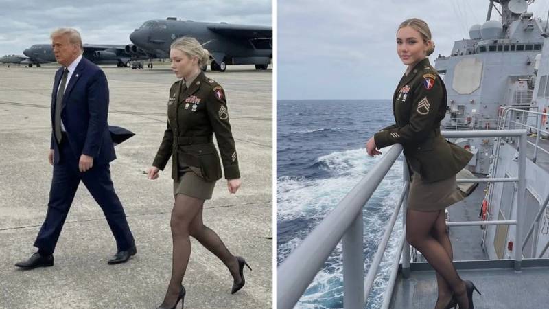 Zgodna plavuša iz vojske SAD-a je zaludjela Trumpove  pristaše. Nude joj brak. A sve je laž..