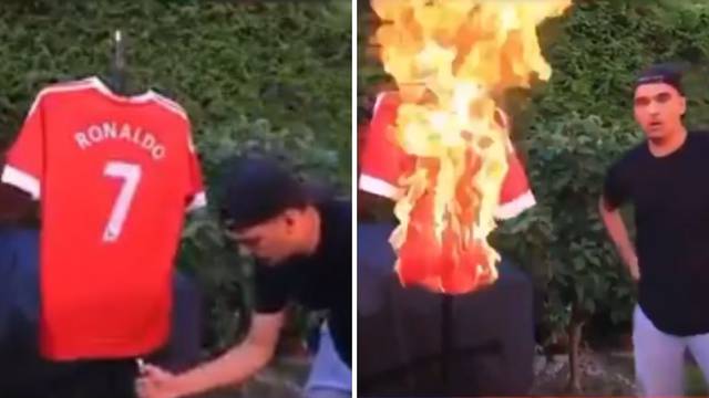 Godinama čuvao dres Ronalda, zapalio ga zbog 'odlaska' u City