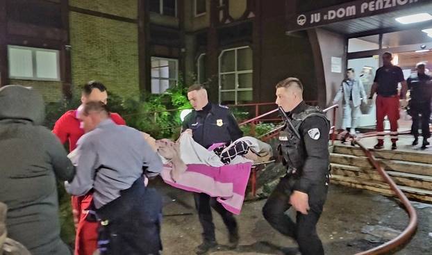 Fire broke out in a nursing home in Tuzla