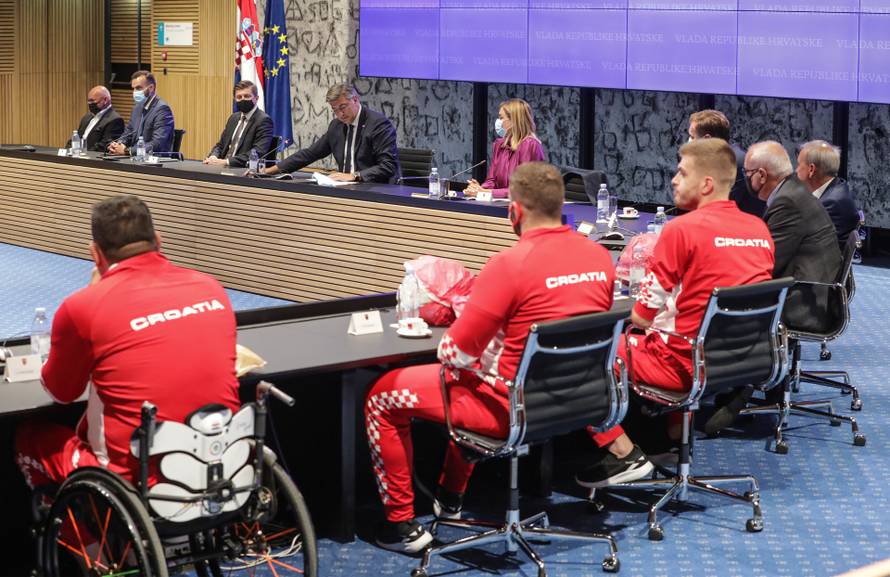 Zagreb: Plenković ugostio olimpijce i paraolimpijce
