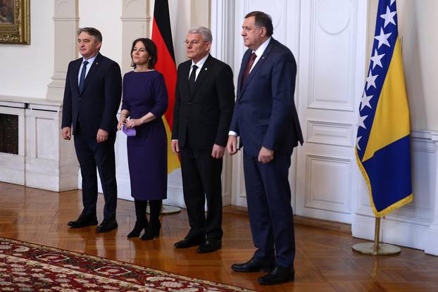 Njemačka ministrica vanjskih poslova Annalene Baerbock sastala se s članovima Predsjedništva BiH