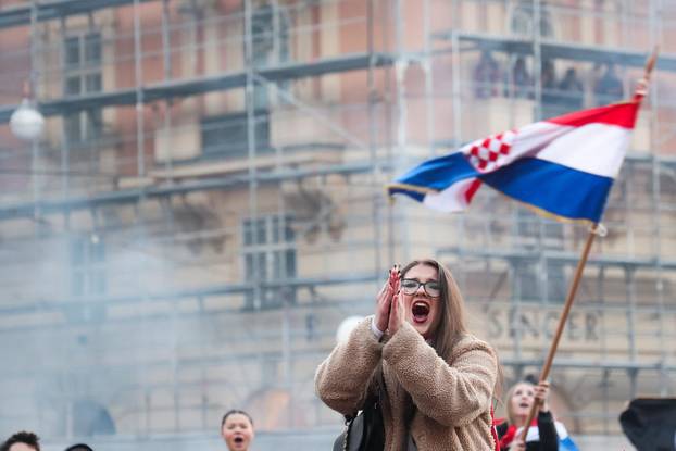 Zagreb: Svečani doček rukometaša nakon osvojenog srebra na Svjetskom prvenstvu