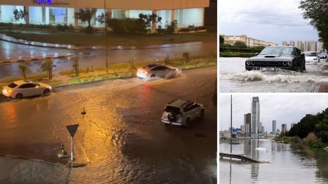 VIDEO Oluja izaziva kaos: U Dubaiju i Bahreinu potopljene ceste, padala i snažna tuča