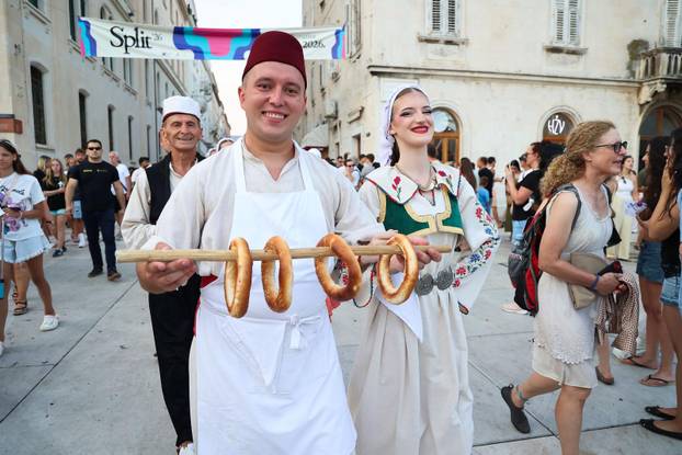 Split: Svečano otvorenje 5. CIOFF Međunarodnog festivala folklora Split 2026.
