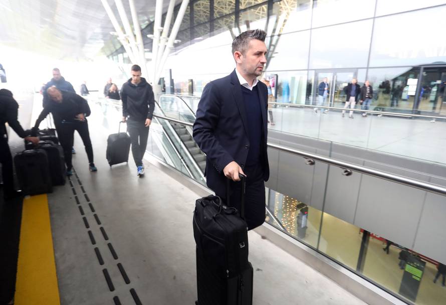 Zagreb: Odlazak GNK Dinamo na okršaj s Atalantom