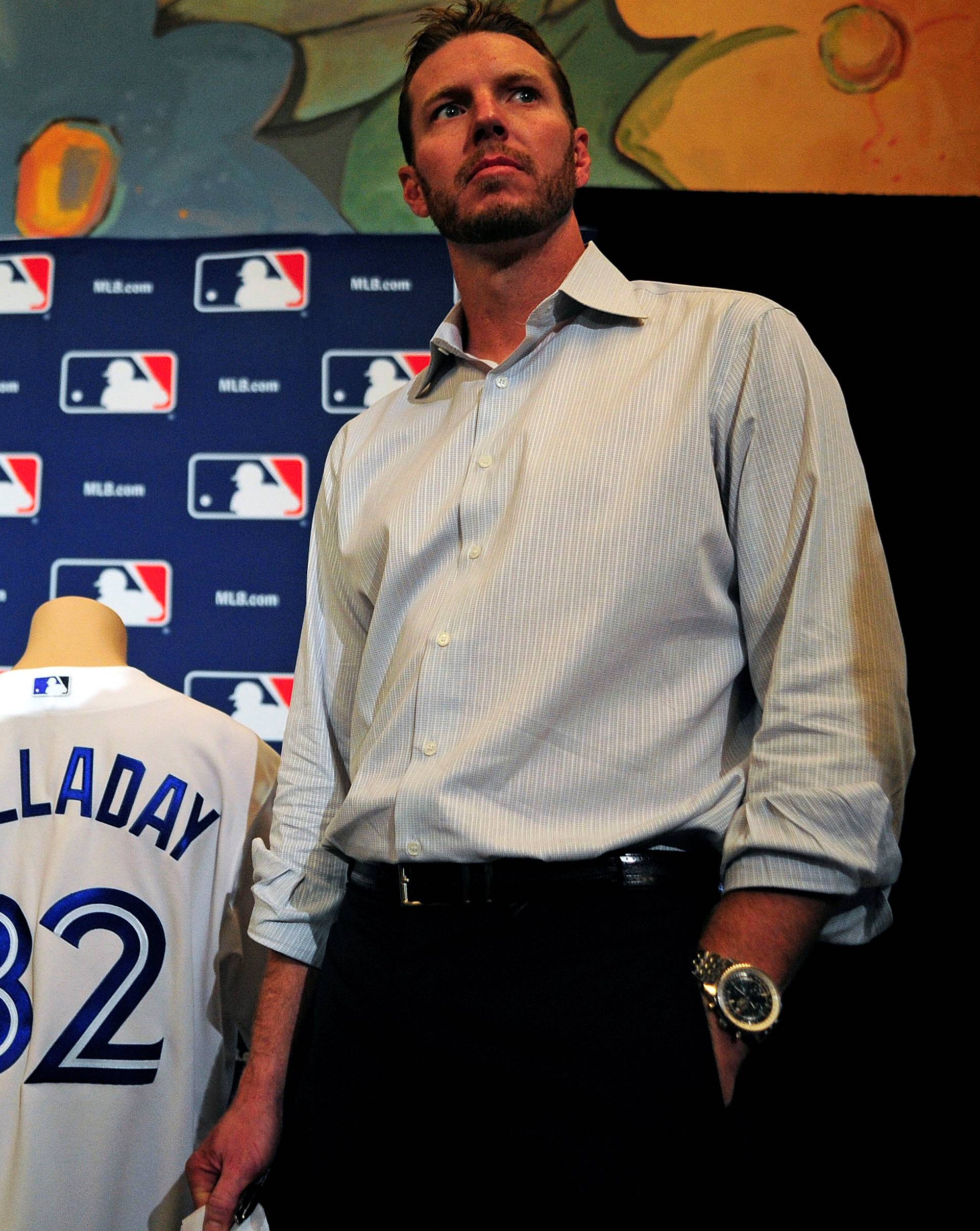 FILE PHOTO: Former pitcher Roy Halladay