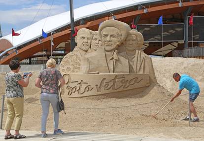 Sand Sculpture Exhibition in Latvia