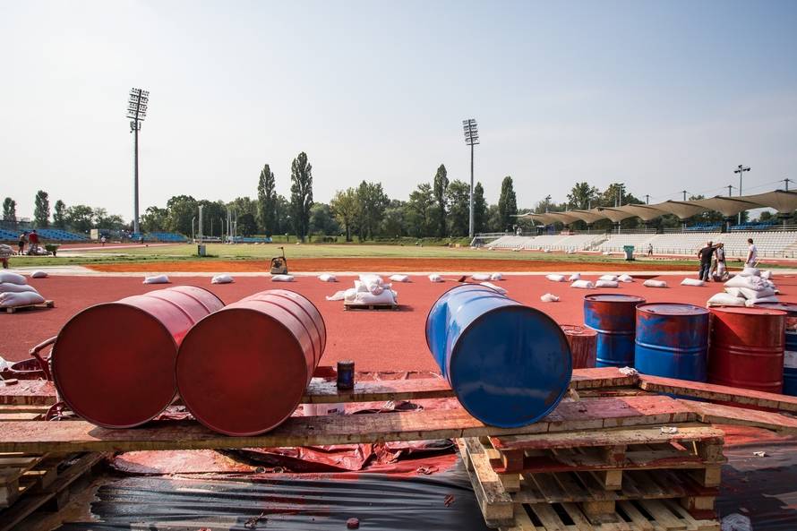 Zagreb: Radovi na atletskoj stazi na Mladosti uoÄi HanÅ¾ekoviÄevog memorijala
