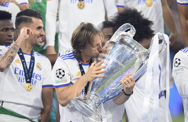 Soccer Champions League Final 2022/ Liverpool FC - Real Madrid 0:1.