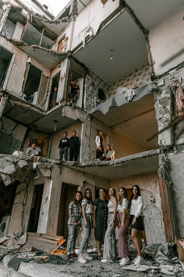 Photographer creates graduation album with Chernihiv ruins as backdrop