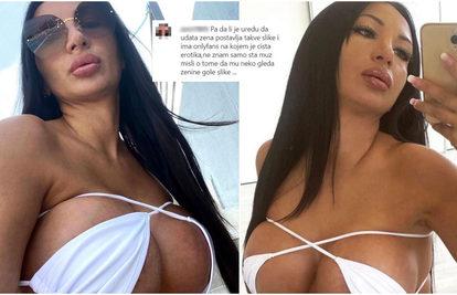 BB Sabina Santl pozirala u mini bikiniju pa je napali: Nije u redu da se udana žena fotka gola...