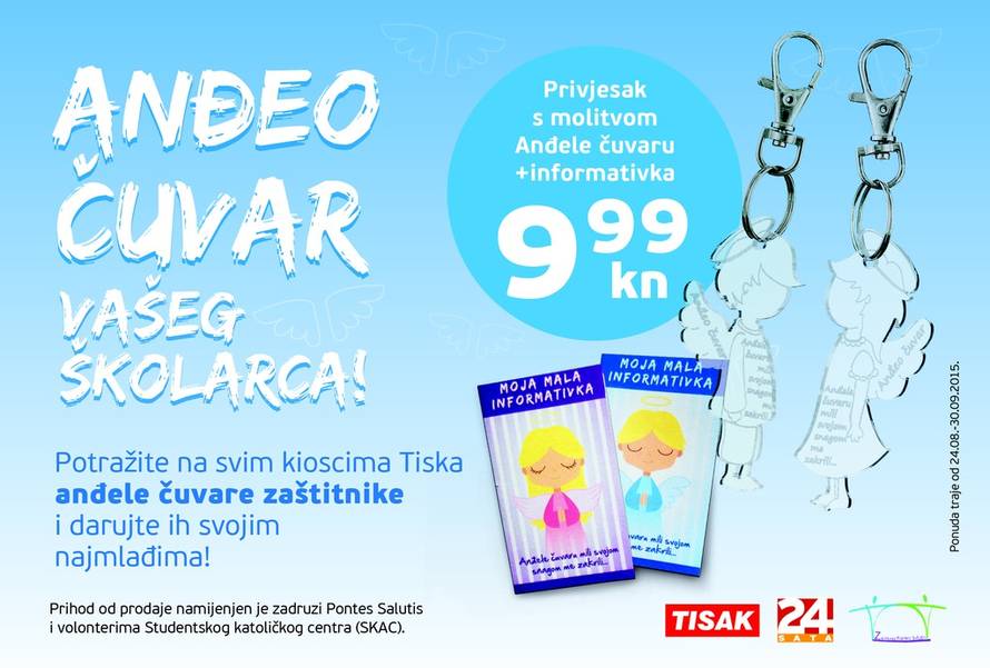 Ovu školsku godinu na vaše će mališane paziti anđeli čuvari