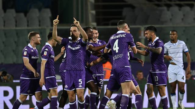 Italian football Coppa Italia match - ACF Fiorentina vs Atalanta BC