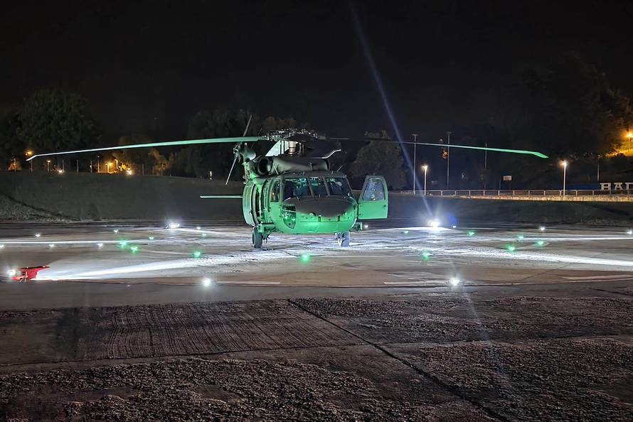 Noćna akcija MORH-a! Teško ozlijeđenu ženu helikopterom hitno prebacili u Zagreb...