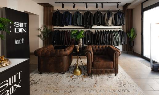 SUITBOX u Gunduli&cacute;evoj 11 nudi vrhunski izbor mu&scaron;kih sve&ccaron;anih i poslovnih odijela u Zagrebu