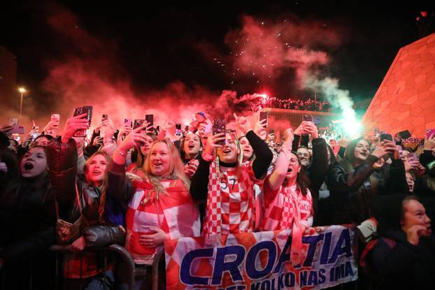 Rijeka: Doček srebrnih Tina Lučina, Filipa Glavaša i Valtera Matoševića