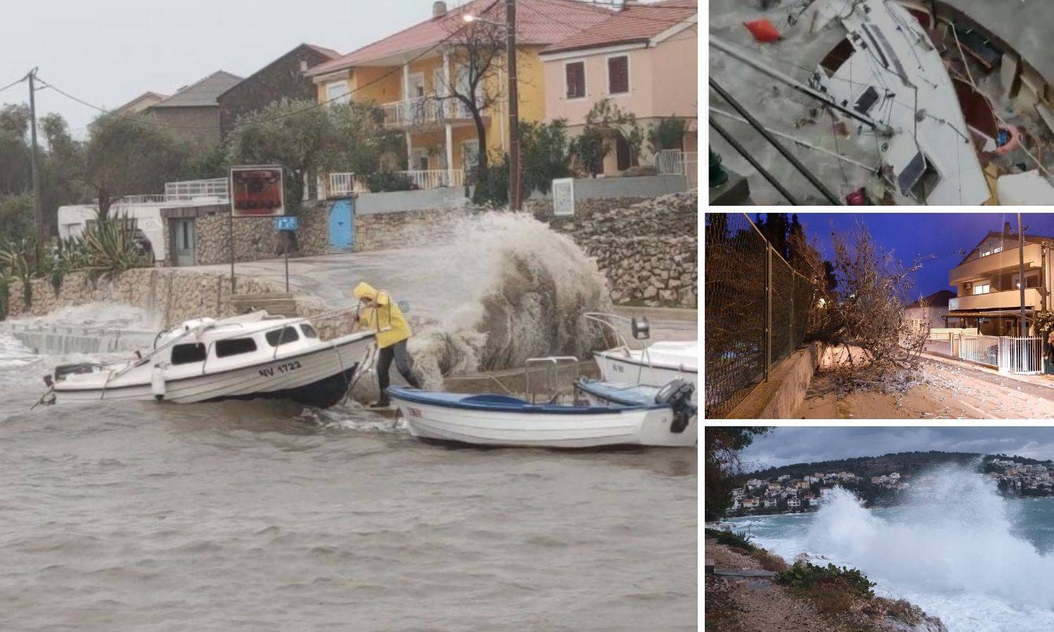 Jugo nosi sve i potapa brodice: 'Ovo nismo vidjeli godinama'