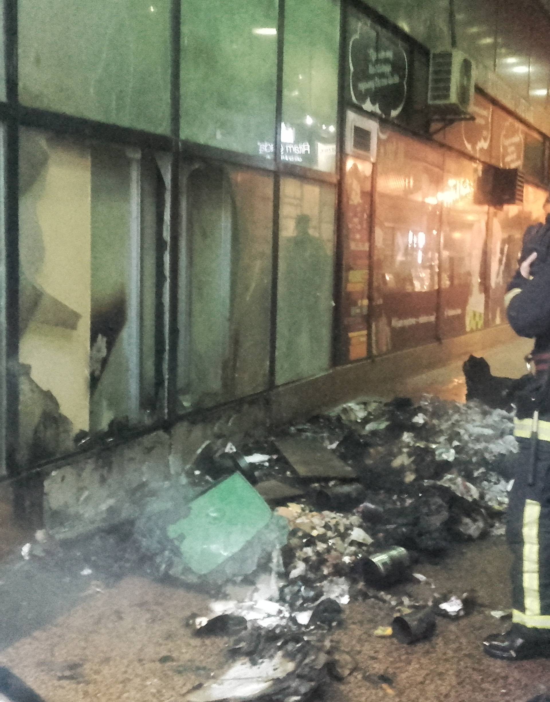 Požar na Trgu bana Jelačića: Gusti dim uznemirio građane