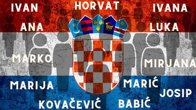 Provjerite koliko je popularno vaše ime i prezime: Jedno ime dominira cijelom Hrvatskom