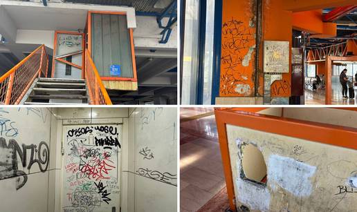 FOTO Autobusni kolodvor se raspada! Me&dstrok;u putnike pala staklena stijenka, evo fotki