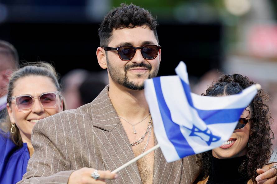 Eurovision Song Contest's 'Turquoise Carpet' event in Vienna