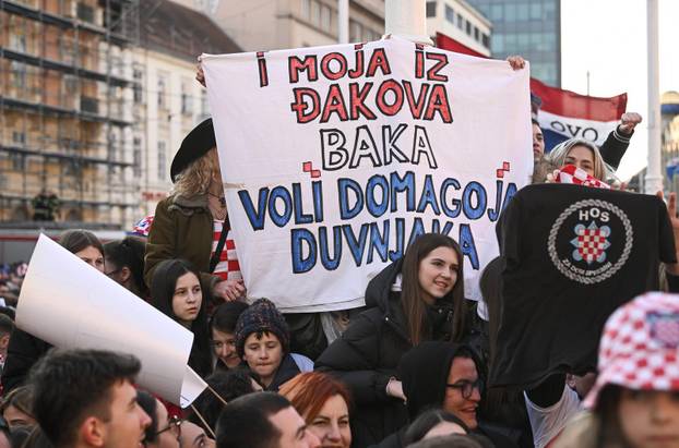 Zagreb: Svečani doček rukometaša nakon osvojenog srebra na Svjetskom prvenstvu