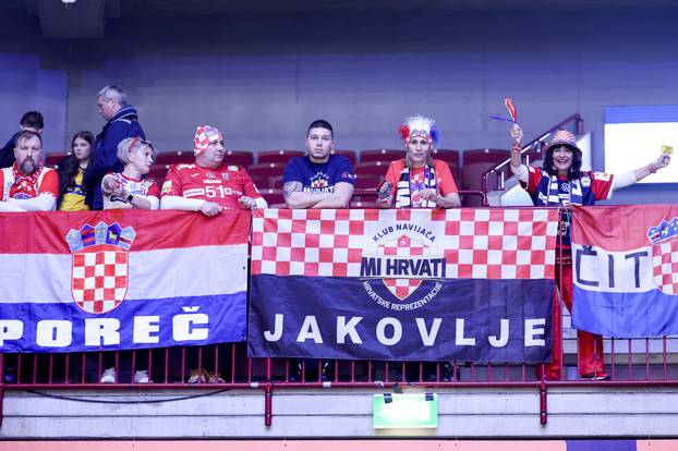 Susret Islanda i Hrvatske u drugom krugu EHF Europskog prvenstva, navijači 