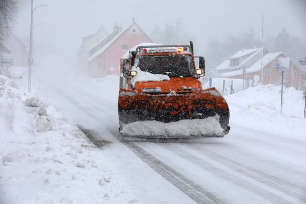 Snježno nevrijeme u Gorskom kotaru