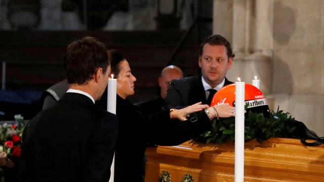 Funeral service for Austrian motor racing greatÂ Niki Lauda at St Stephen's cathedral in Vienna