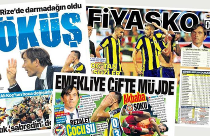 Fenerbahčeov kolaps, trener se ispričavao: Bili smo sramotni...