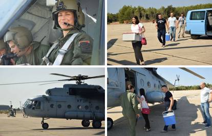 Iz Zadra u Zagreb: Helikopter je prevezao srce za pacijenta
