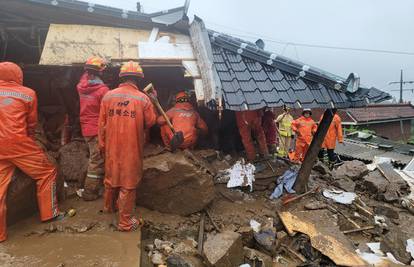 FOTO Katastrofa u Južnoj Koreji: Više od 20 mrtvih, 10 nestalih. Evakuirano nekoliko tisuća ljudi