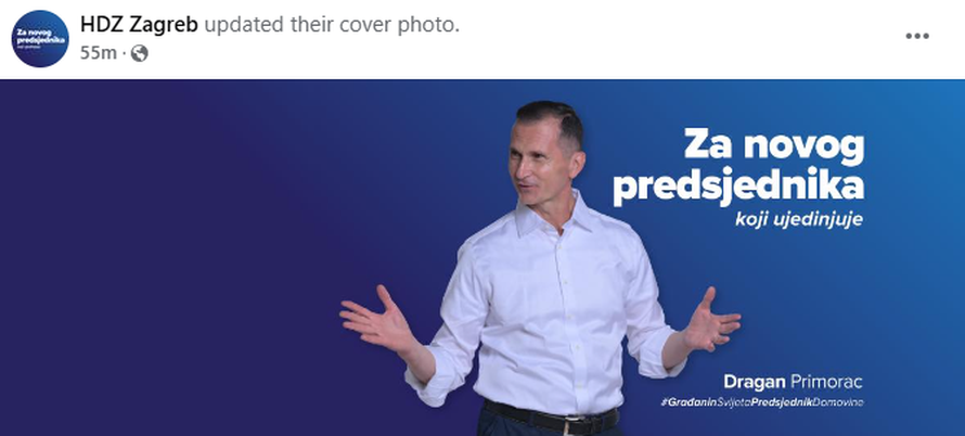 Bilo kuda, Dragan svuda! HDZ stavio Primorca na sve svoje profile na društvenim mrežama