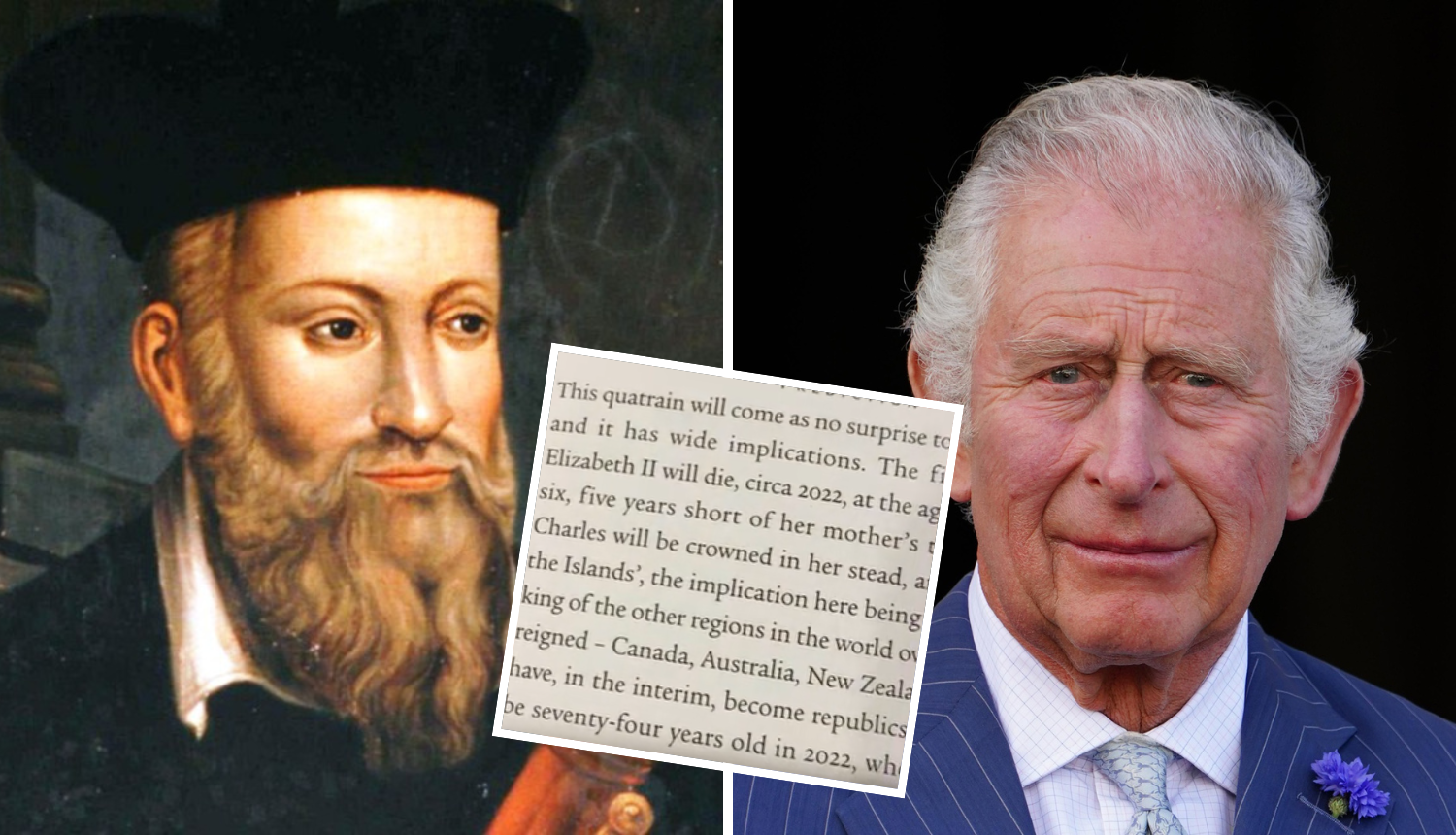 Nostradamus predvidio godinu smrti kraljice pa dodao: Charles neće staviti Williama na tron