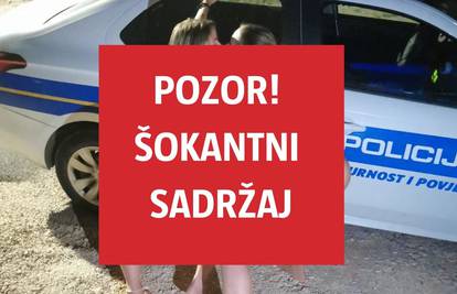 Mir, siguznost i povjerenje: One se u tangicama ljube ispred automobila hrvatske policije