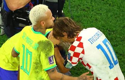 VIDEO Otkriveno što je Modrić govorio 'sinu' u potresnoj sceni. Tješio je uplakanog Brazilca...