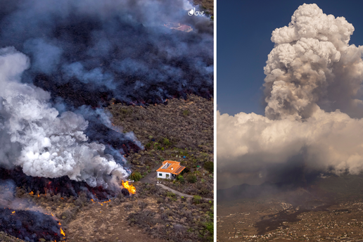 Prvi put zbog erupcije vulkana na Kanarima otkazali i letove