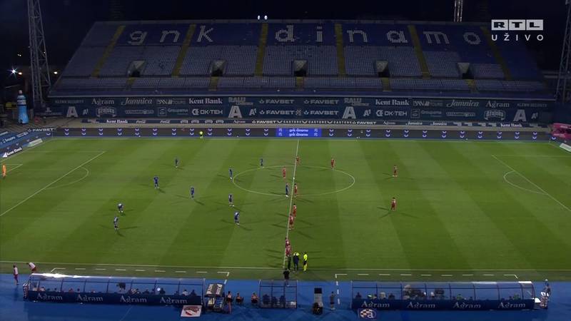 Prijenos Dinamo - Thun radili su jednom kamerom. Oprema je otkazala: 'Tehnički problemi'