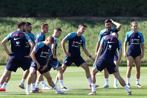 Doha: Trening hrvatske nogometne reprezentacije