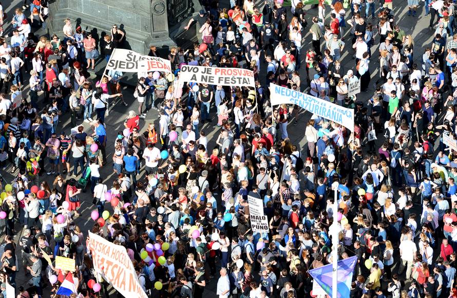 Jedinstven doživljaj: Prosvjedi za reformu snimljeni u 360°