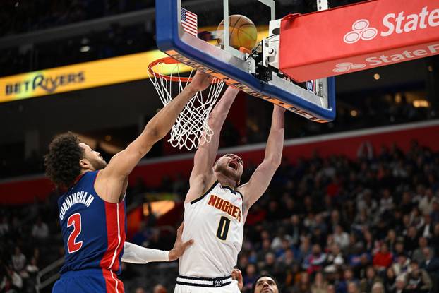 NBA: Denver Nuggets at Detroit Pistons