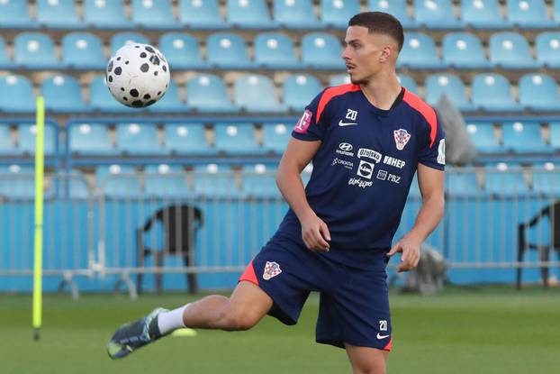 Vara&zcaron;din: Trening nogometne reprezentacije Hrvatske uo&ccaron;i utakmice s Gibraltarom