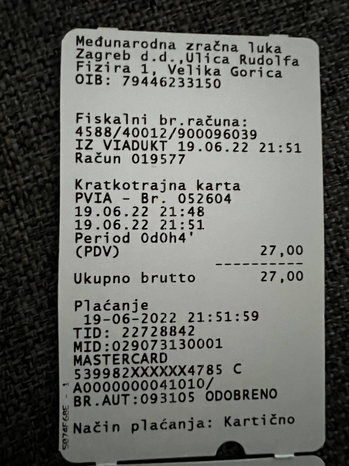 Zagreb: '60 sekundi parkinga platio sam 6,75 kuna! A trebalo je biti besplatno. Šokiran sam'