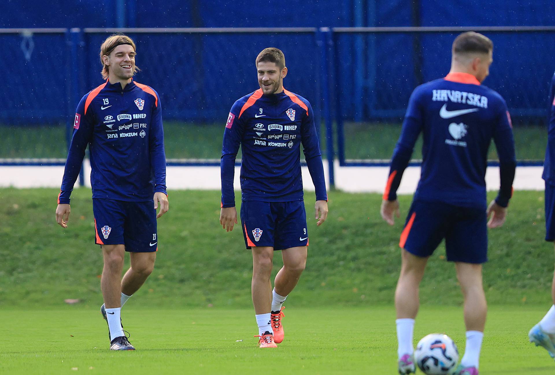 Zagreb: Trening hrvatske nogometne reprezentacije prije utakmice sa Škotskom