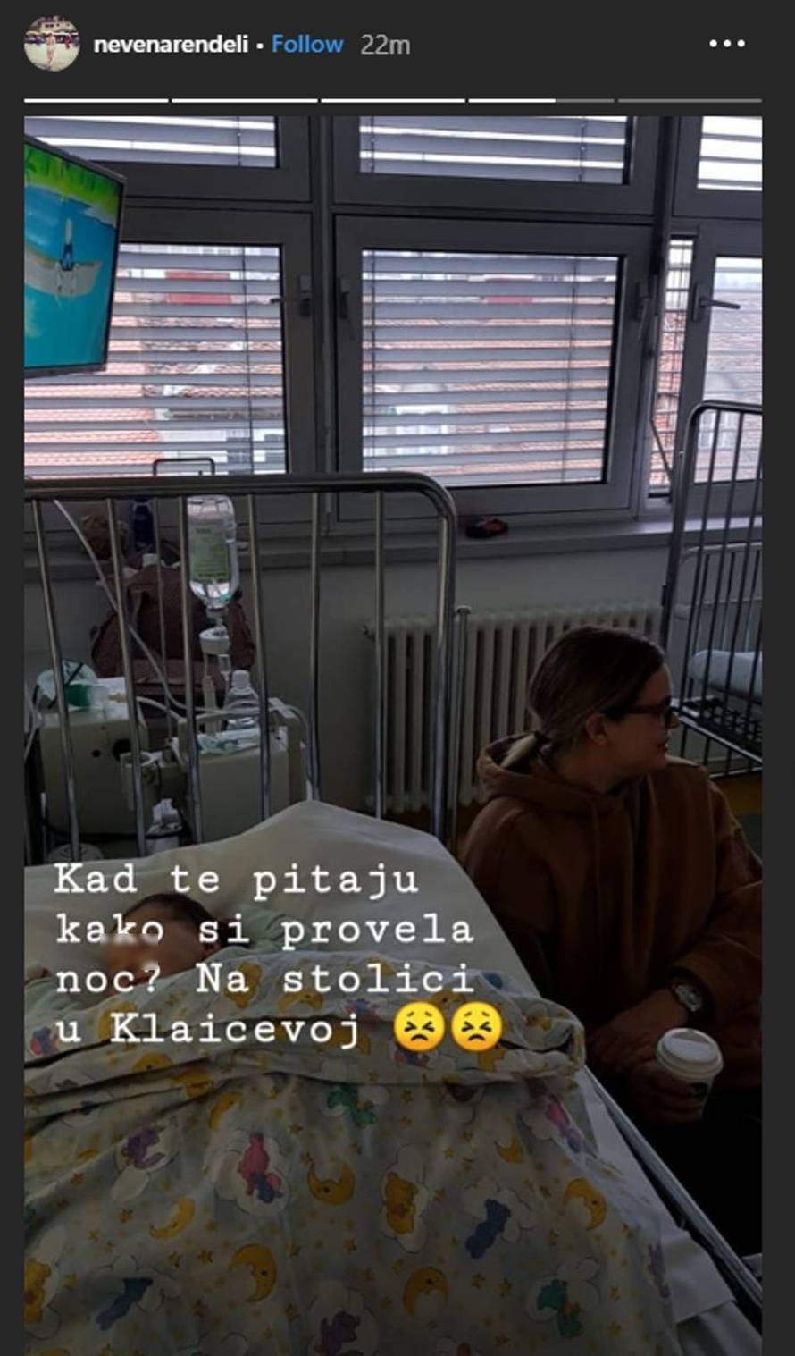 Nevena Rendeli probdjela noć u bolnici: Ne brinite, nije strašno