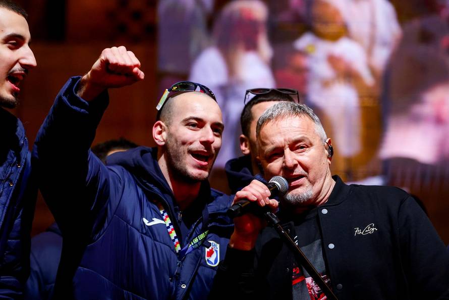 Zagreb: Svečani doček rukometnih reprezentativaca nakon osvojene bronce na Europskom prvenstvu