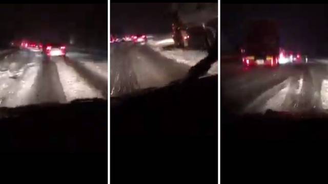Snijeg zakrčio ceste: Kaotično na A6, HAK upozorava vozače