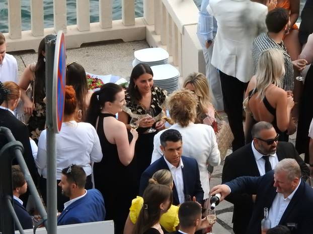 Dubrovnik:  Primanje dan uoči svadbe  Nicole Artukovich i Liama Stewarta