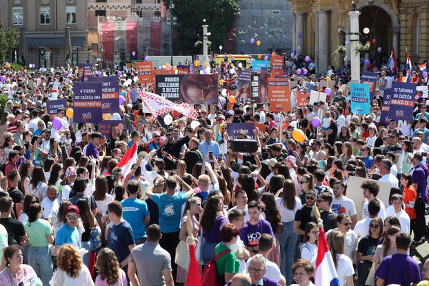 Zagreb: Okupljanje uoči 9. Hoda za život